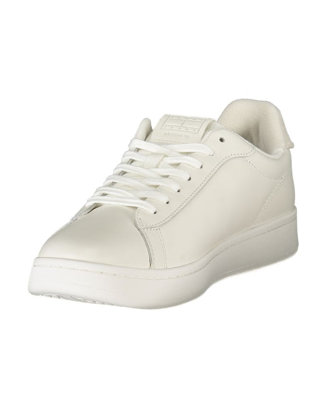 Bianco Polyurethane Men Sneaker