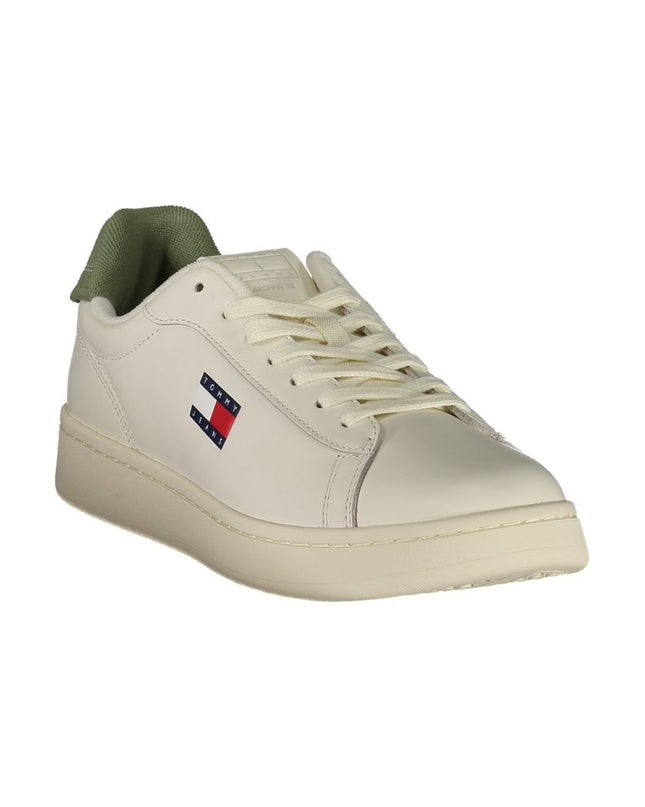 Bianco Polyurethane Men Sneaker