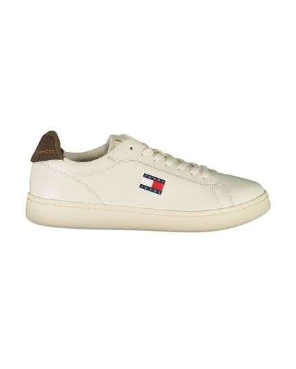 Bianco Polyurethane Men Sneaker