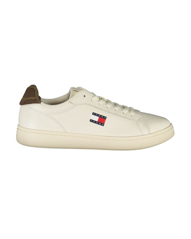 Bianco Polyurethane Men Sneaker