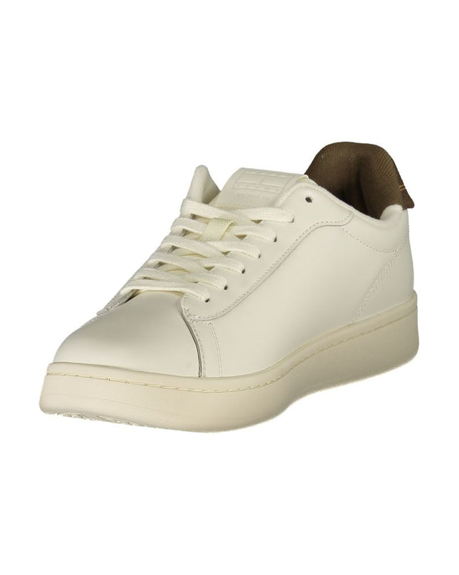 Bianco Polyurethane Men Sneaker