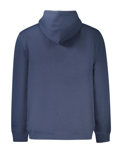 Blue Cotton Men's Hoodie