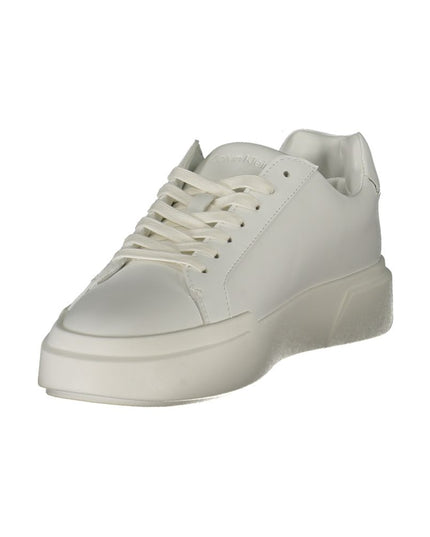 Bianco Polyurethane Women Sneaker