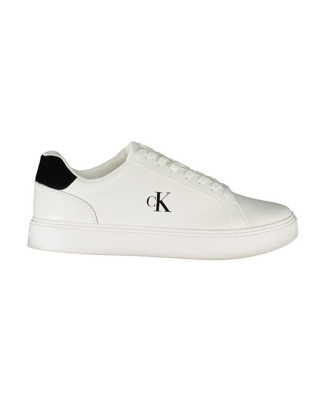 Bianco Polyurethane Men Sneaker
