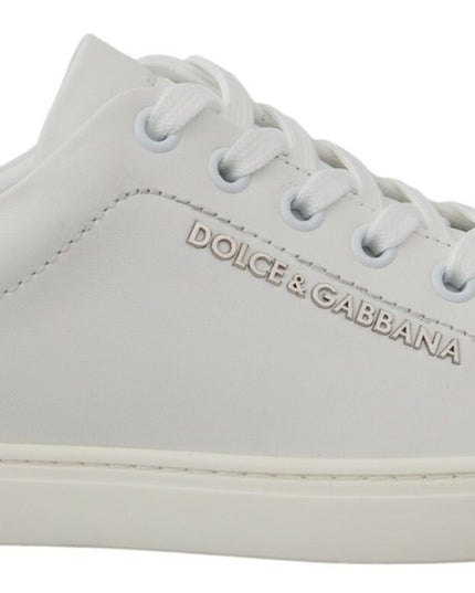 White Suede Leather Low Top Sneakers Shoes