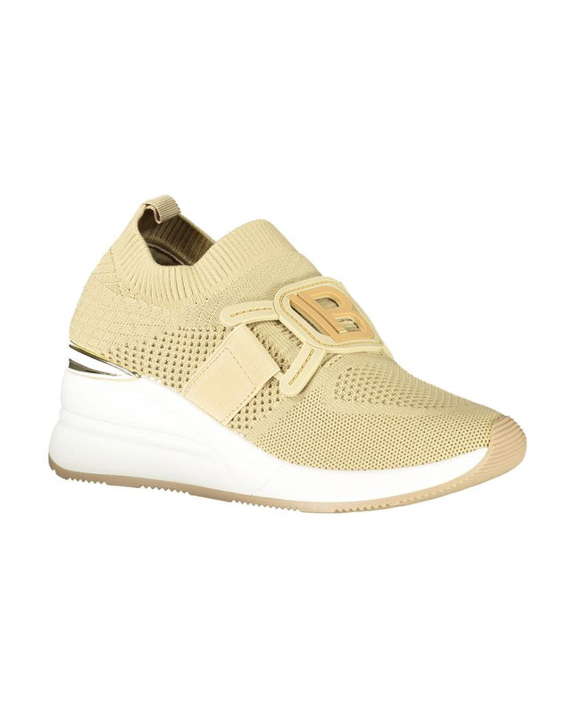 Beige Polyurethane Women Sneaker