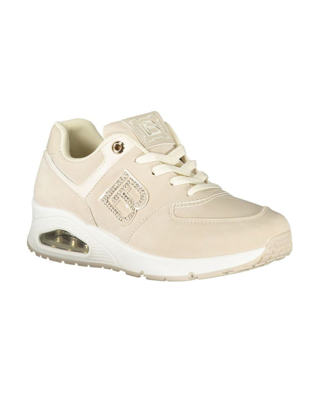 Beige Polyurethane Women Sneaker