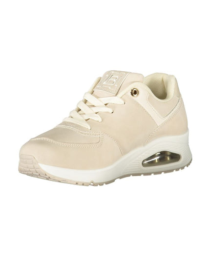Beige Polyurethane Women Sneaker