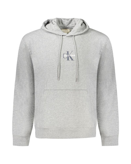 "Grigio Cotton Men's Sweatshirt with Hood"