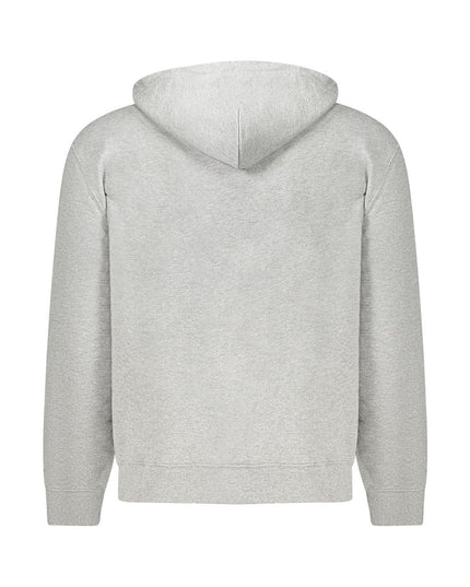 "Grigio Cotton Men's Sweatshirt with Hood"