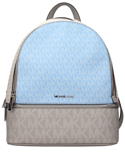 Beige Fabric Backpack