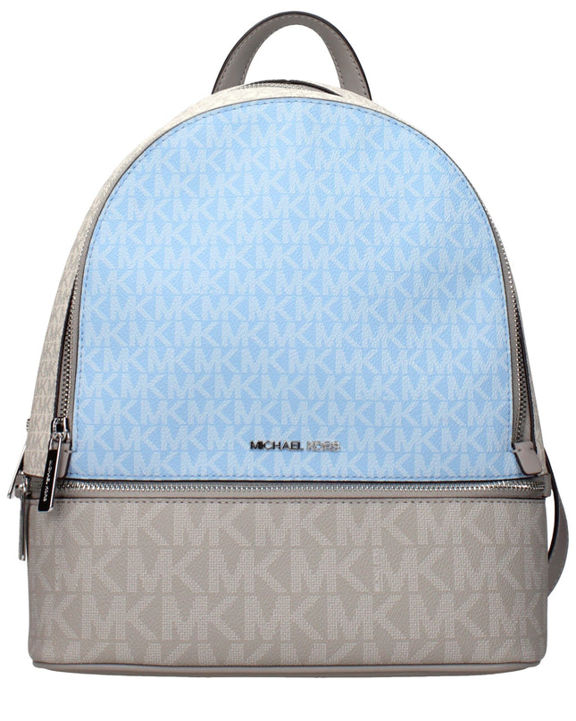 Beige Fabric Backpack