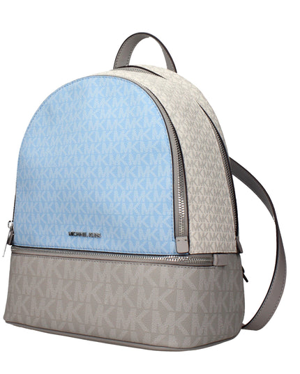 Beige Fabric Backpack