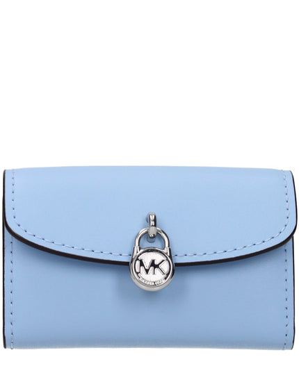 Light Blue Leather Wallet