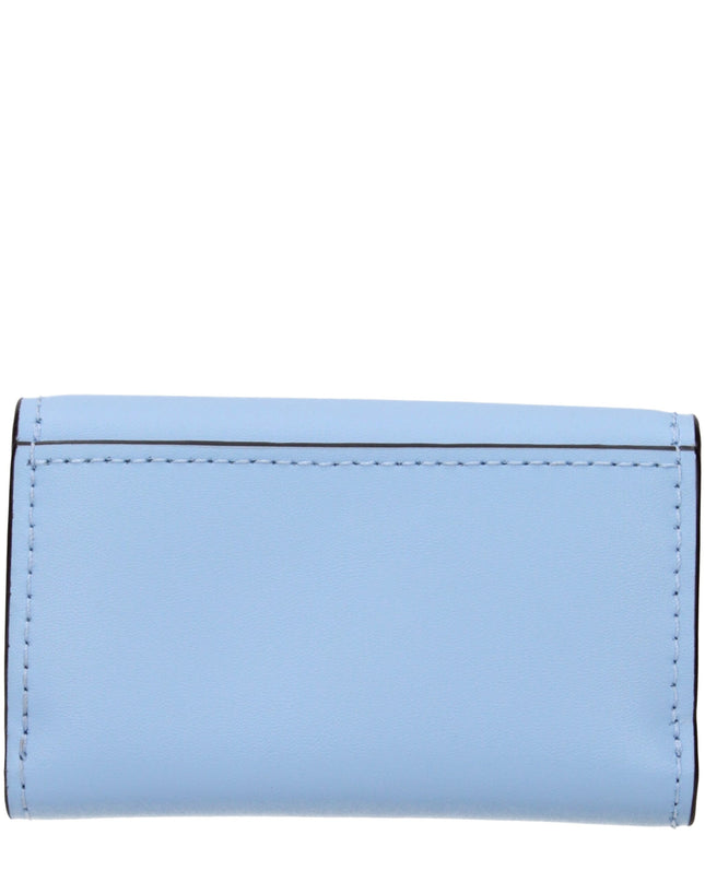 Light Blue Leather Wallet