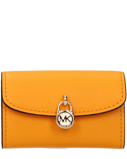 Orange Leather Wallet