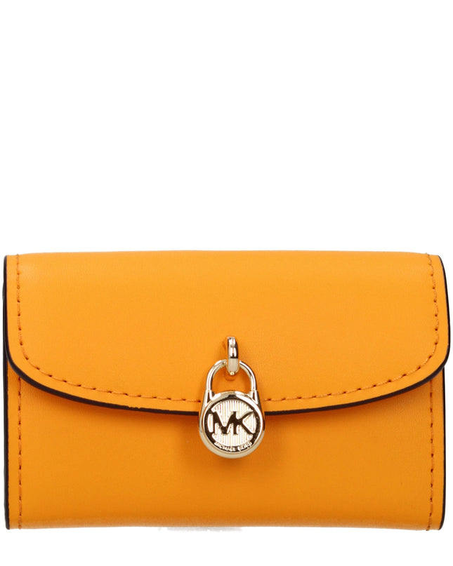 Orange Leather Wallet