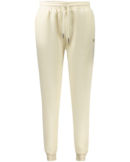 White Cotton Women's Sweatpant