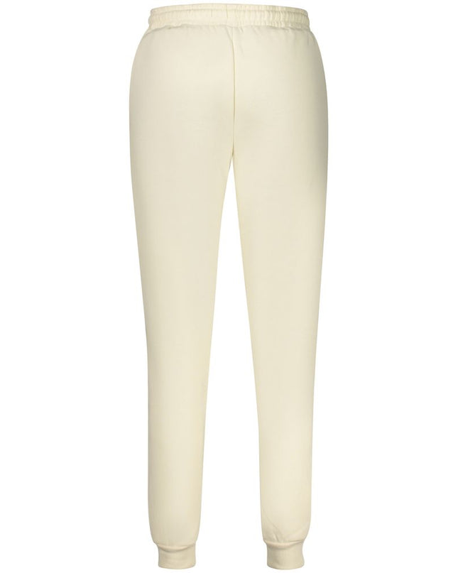 White Cotton Women's Sweatpant