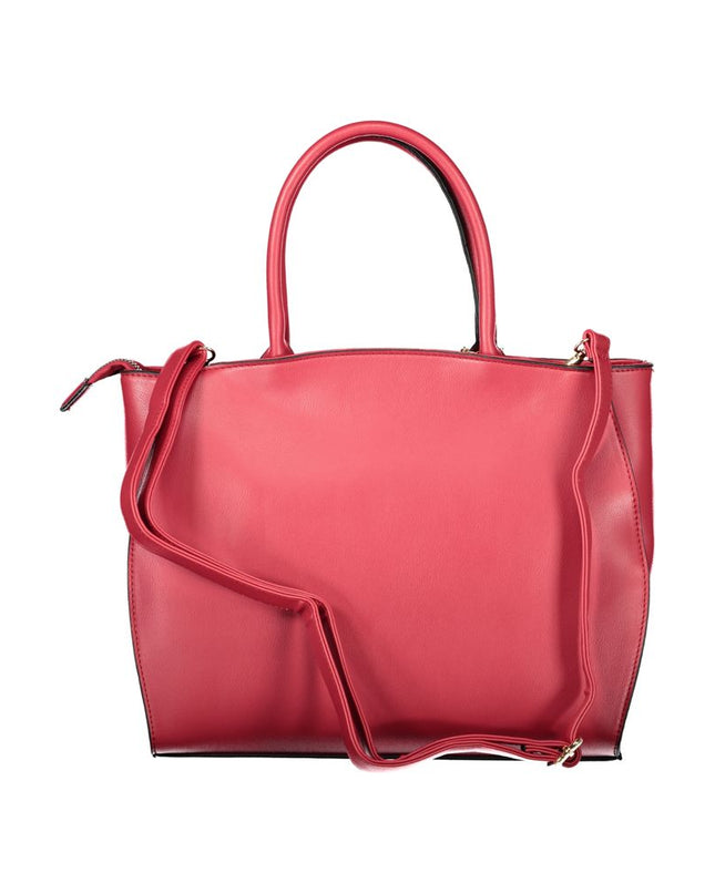 Rosso PVC Women Handbag