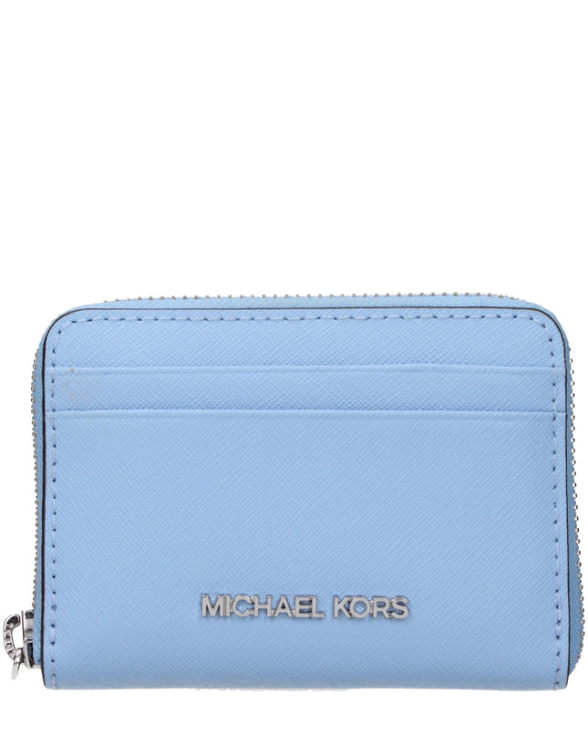Light Blue Leather Cardholder