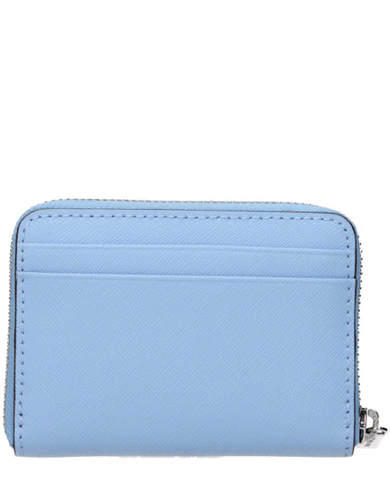 Light Blue Leather Cardholder