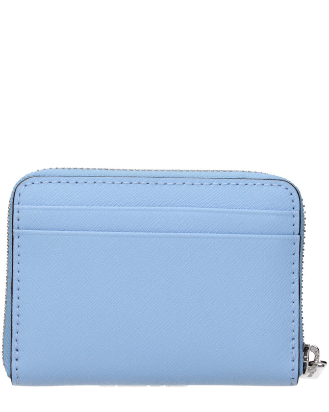 Light Blue Leather Cardholder