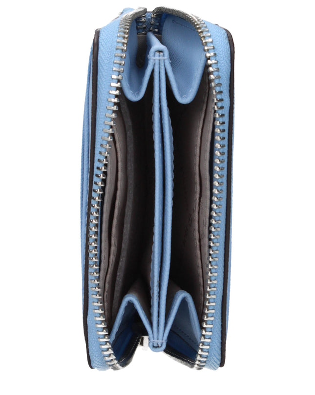 Light Blue Leather Cardholder