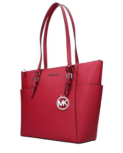 Red Leather Shoulder Bag