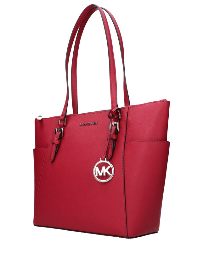 Red Leather Shoulder Bag