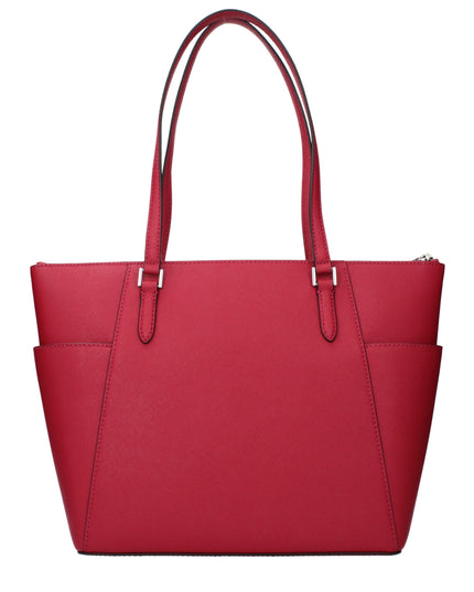 Red Leather Shoulder Bag