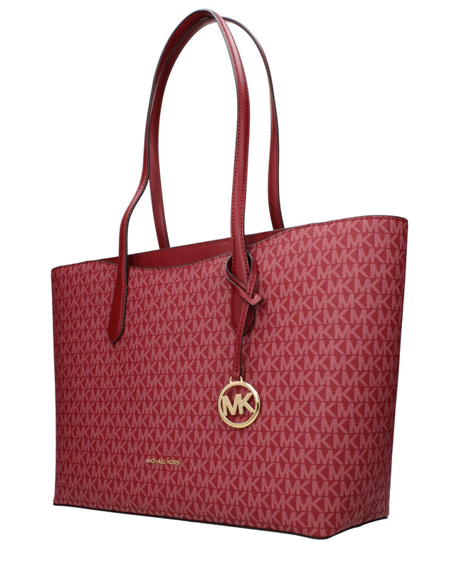 Red Fabric Shoulder Bag