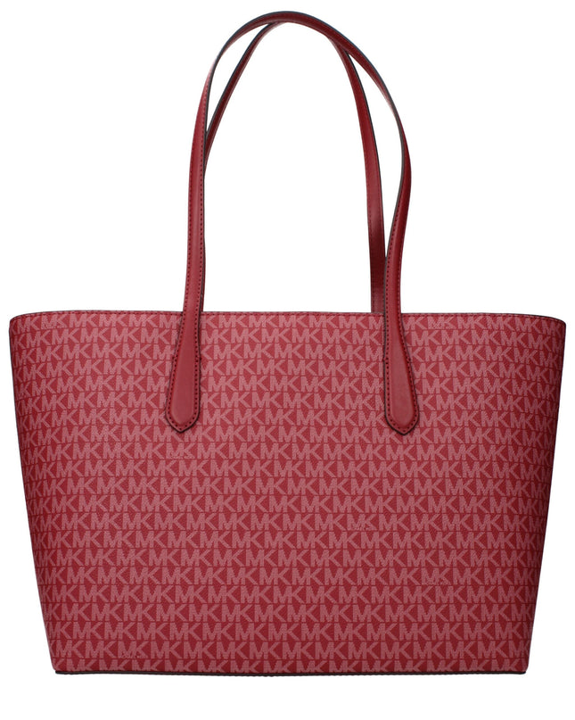 Red Fabric Shoulder Bag