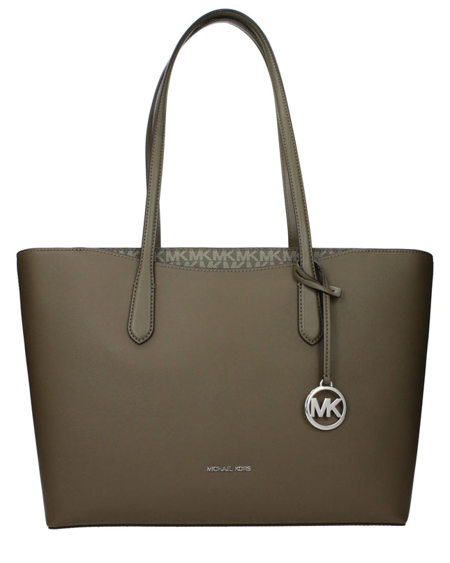 Green Fabric Shoulder Bag