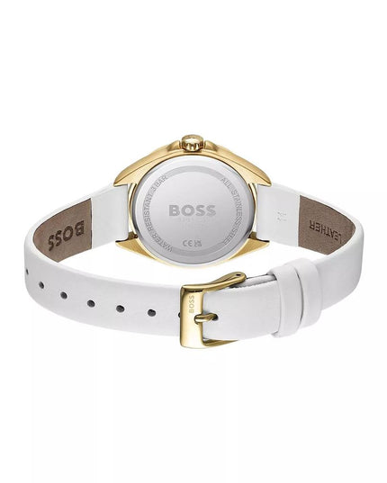White Stainless Steel Dress Watch