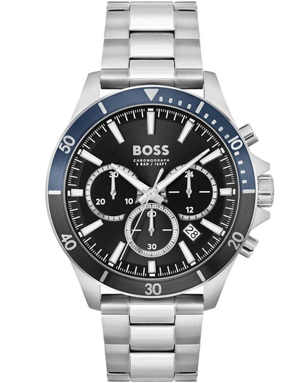 Gray Stainless Steel Dress Watch