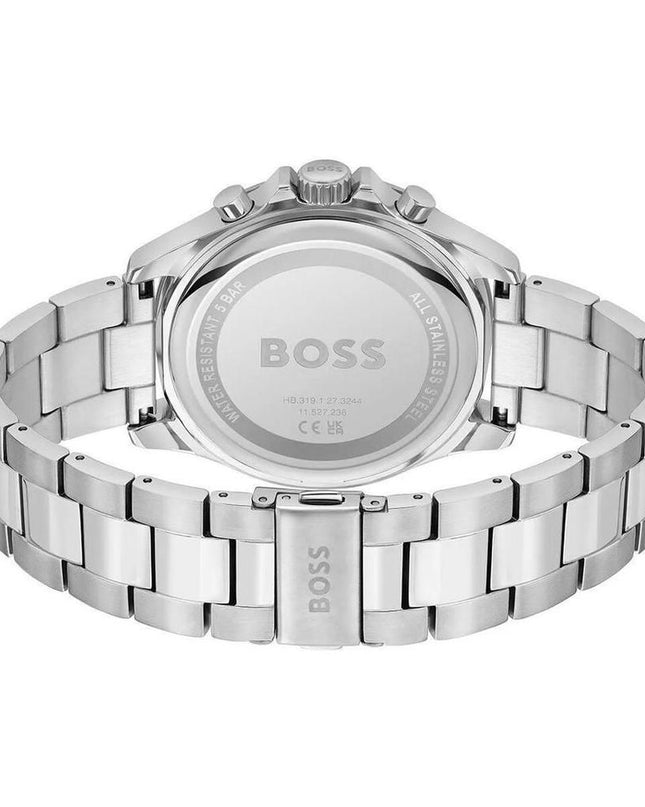Gray Stainless Steel Dress Watch