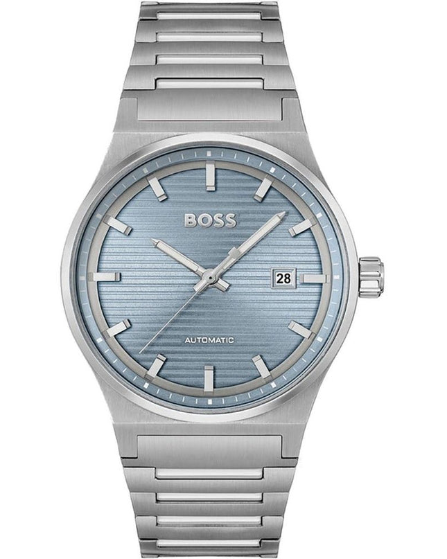 Gray Stainless Steel Dress Watch