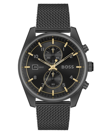 Black Stainless Steel Dress Watch