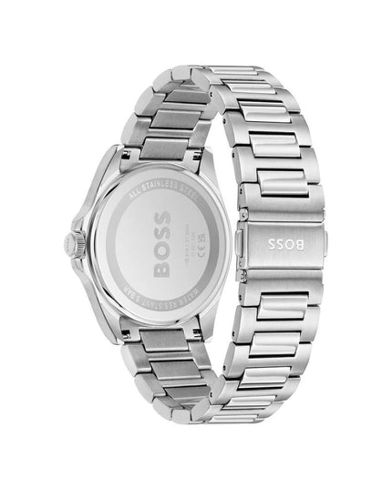 Gray Stainless Steel Dress Watch