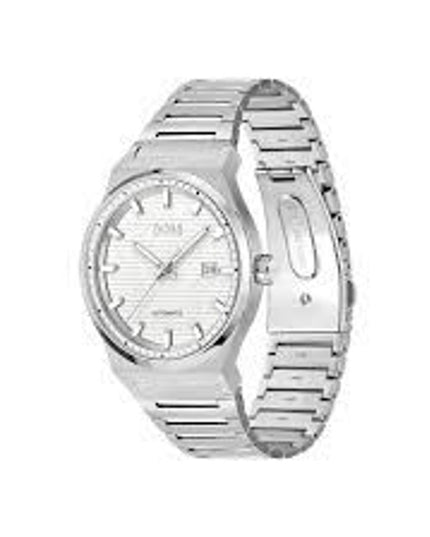 Gray Stainless Steel Dress Watch