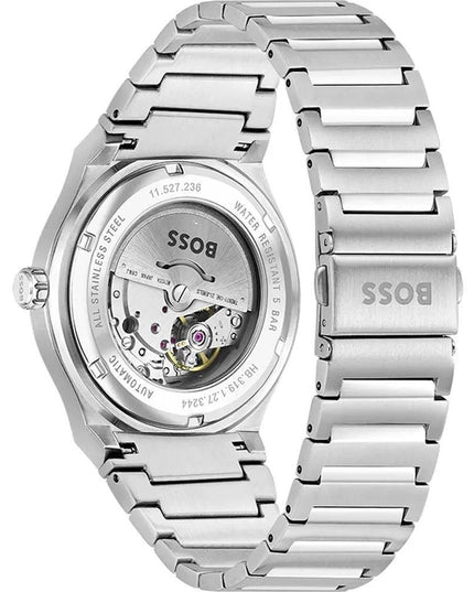 Gray Stainless Steel Dress Watch