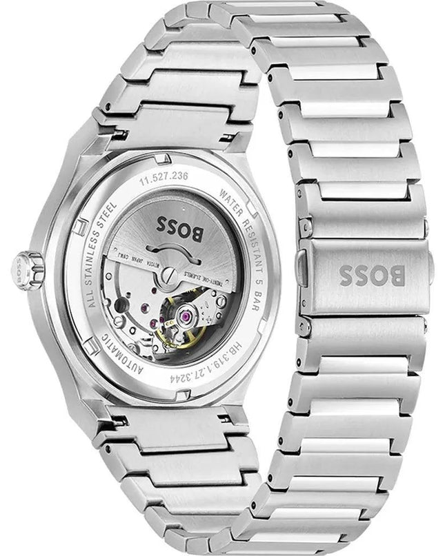 Gray Stainless Steel Dress Watch
