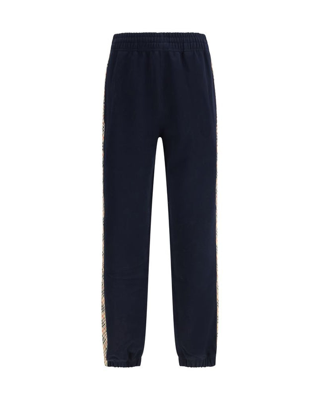 Blue Cotton Joggers (Workout Pants)