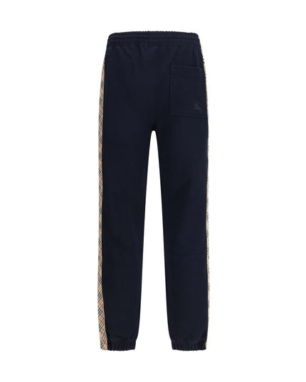 Blue Cotton Joggers (Workout Pants)