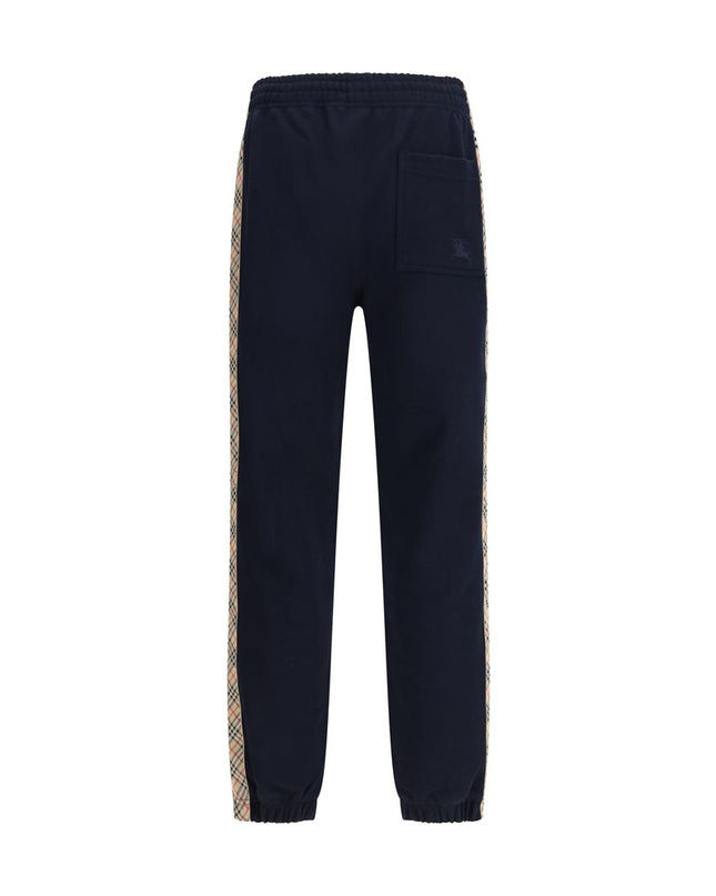 Blue Cotton Joggers (Workout Pants)