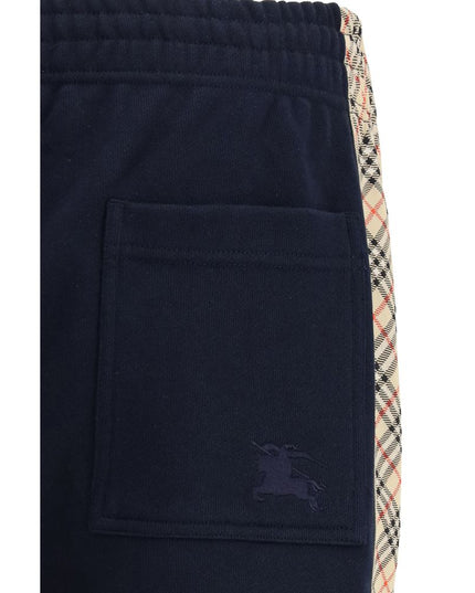 Blue Cotton Joggers (Workout Pants)