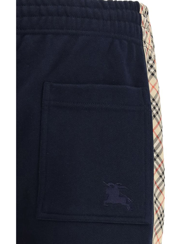 Blue Cotton Joggers (Workout Pants)