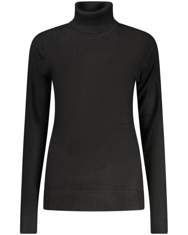 Black Viscose Women Sweater