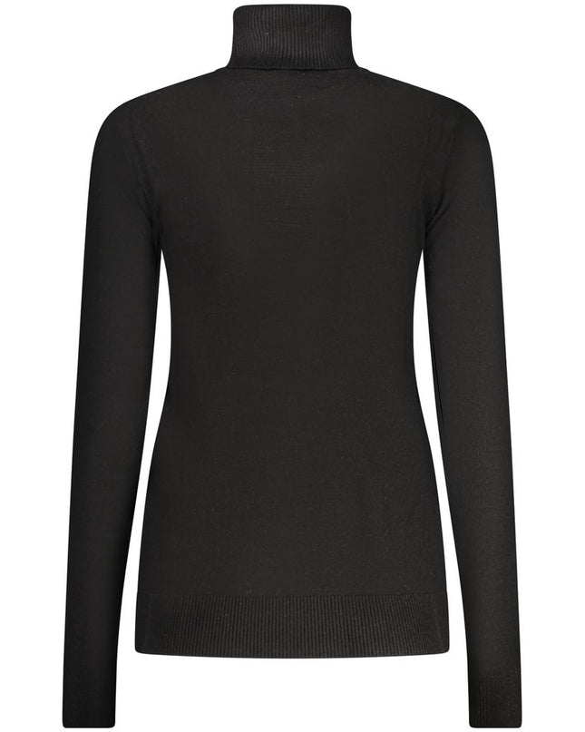 Black Viscose Women Sweater